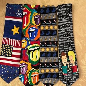 Vintage Conversational ties.